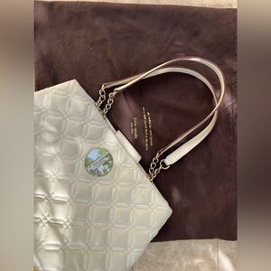 Kate Spade Quilted Pattern Cream